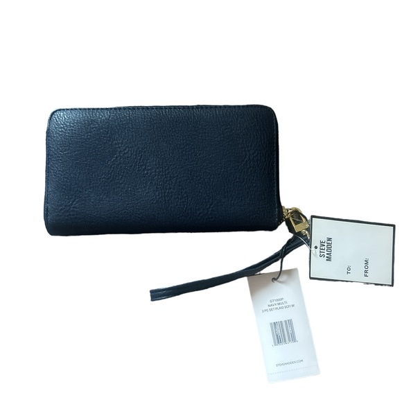 (NWT) Steve Madden - Women Navy Wallet - Picture 2 of 10